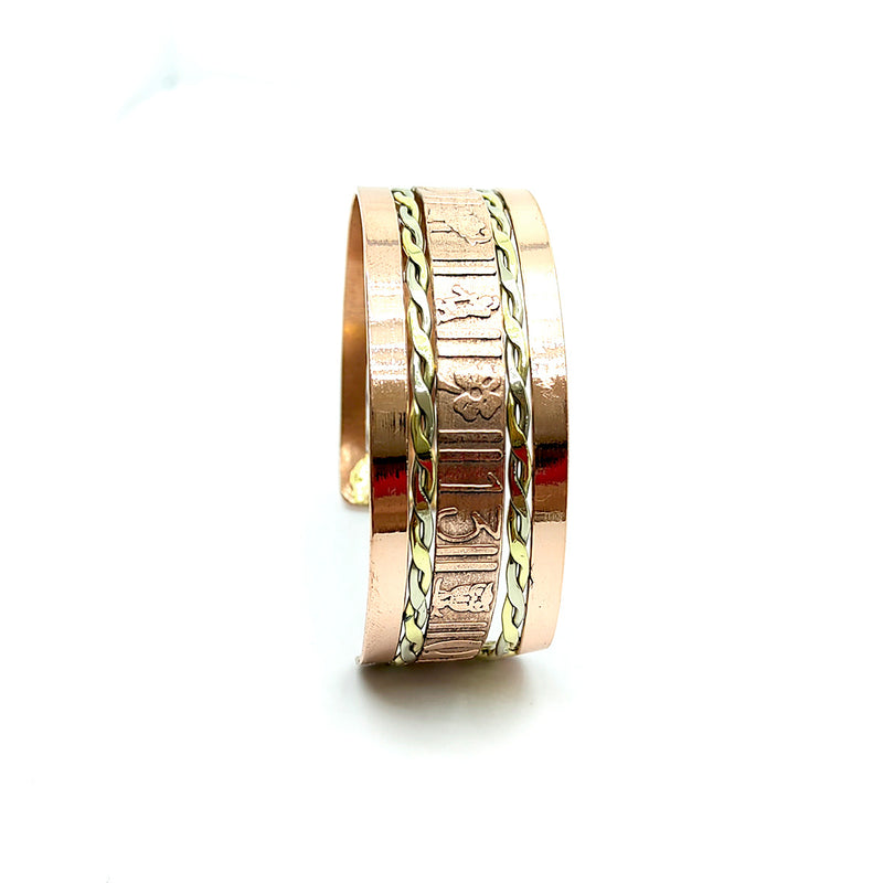 Brazalete Grueso de la Suerte Cobre 100%