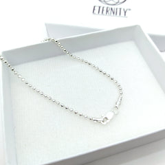 Pulsera Bola Militar Diamantada Plata 925