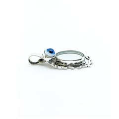 COLLAR ESPEJO CON OJO TURCO TRINIDAD PROTECCION