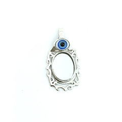 COLLAR ESPEJO CON OJO TURCO TRINIDAD PROTECCION