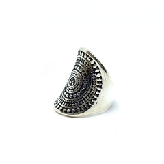 Anillo Grecas Solares Plata Fina 925