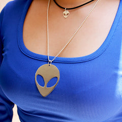 Collar Maxi Alien Plata 925