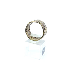 Anillo Triple Trenzado Cobre 100%