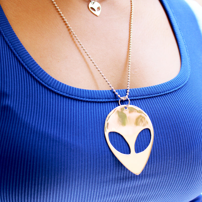Collar Maxi Alien Plata 925