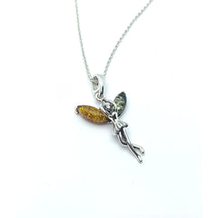 Collar Hada con Ambar del Mar Baltico Plata Fina