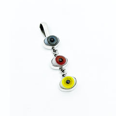 Dije Triple Vision Movible Plata 925