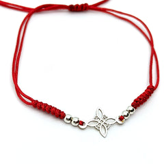 Pulsera Nudo de Bruja Proteccion Plata