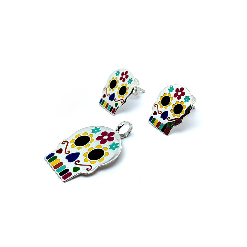 Catrina Calavera de Azucar Plata 925