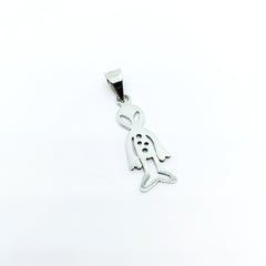 Collar Alien Cosmico Plata Fina 925