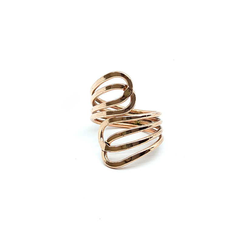 Anillo Abraza Dedo Cobre