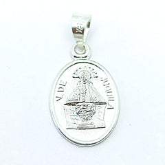 Dije Medalla Virgen de Juquila Plata 925