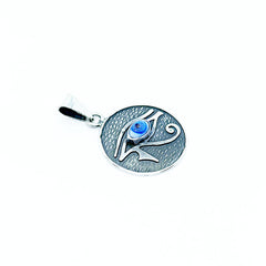 Dije Talisman Ojo de Horus y Ojo Azul Celeste Proteccion
