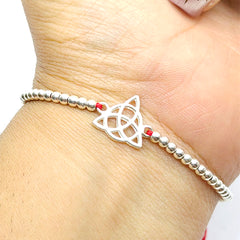 Pulsera Triqueta Proteccion Plata 925