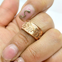 Anillo de la Suerte Cobre 100%