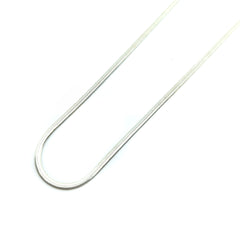 Cadena Panza de Vibora Planchada plata 925