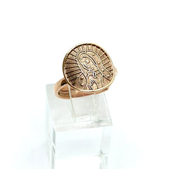 Anillo Virgen de Guadalupe Cobre 100%