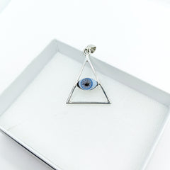 Collar Ojo Divina Providencia Plata 925