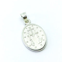 Medalla Virgen la Milagrosa Plata 925 ley