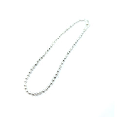 Pulsera Bola Militar Diamantada Plata 925