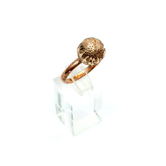 Anillo Bola de Fuego Cobre 100%