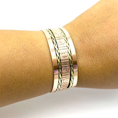 Brazalete Grueso de la Suerte Cobre 100%