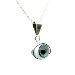 Dije Ojo Turco Gris Plata 925