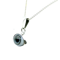 Dije Ojo Turco Gris Plata 925