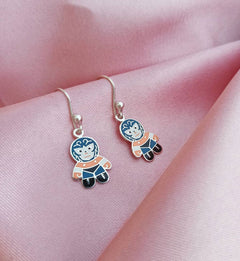 Coordinado Blue Demon  Luchador Mexicano Aretes y Dije