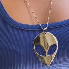 Collar Maxi Alien Plata 925