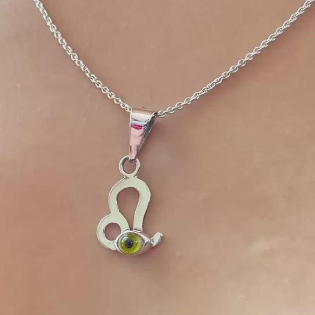 DIJE SIGNO ZODIACO LEO CON OJO TURCO