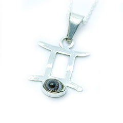 DIJE SIGNO ZODIACO GEMINIS CON OJO TURCO