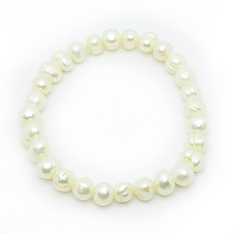 Pulsera Perlas de Rio Naturales