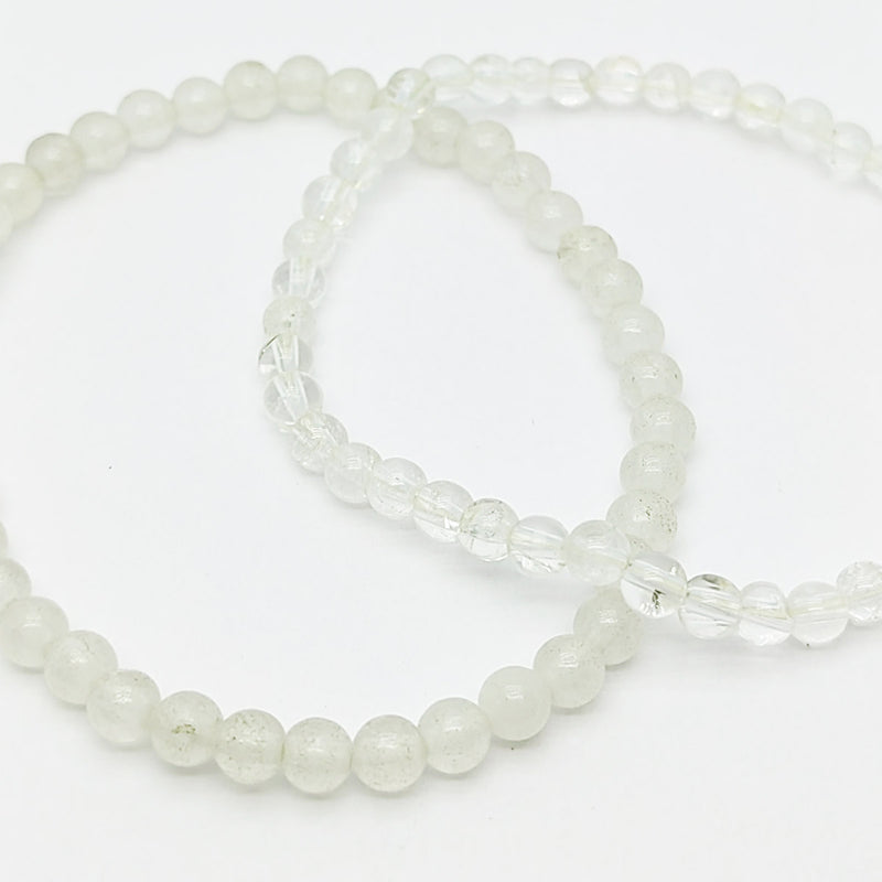 Pulsera Cuarzo Blanco Piedra Natural