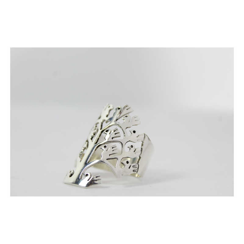 ANILLO ARBOL DE LA ABUNDACIA PREHISPANICO