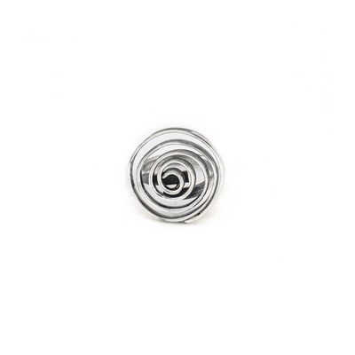 Anillo Espiral Cosmos Plata