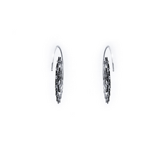 Arracada Espiral Fibonacci Plata Fina 925