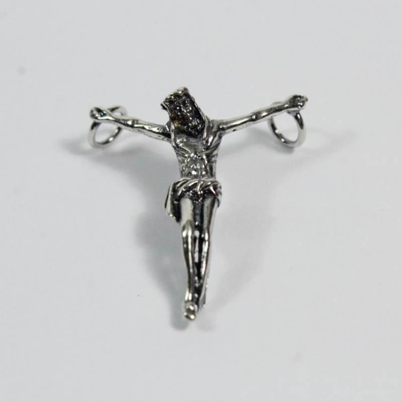 Dije Crucifijo Olimpico Plata 925 ley