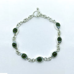 PULSERA OJOS TURCOS VERDES