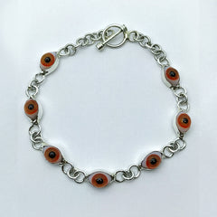 PULSERA OJO TURCO COLOR NARANJA