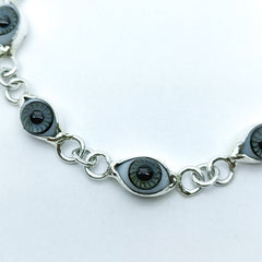PULSERA OJO TURCO GRIS