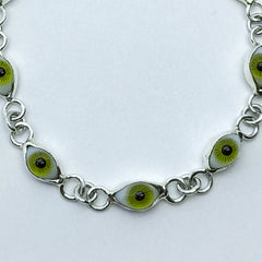 PULSERA OJO TURCO AMARILLO