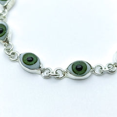 PULSERA OJOS TURCOS VERDES