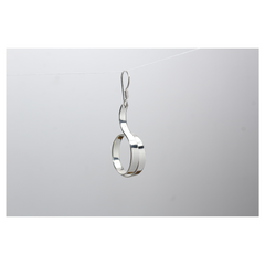 Arete Largo Minimalista Plata 925