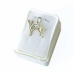 DIJE PERRO RAZA DALMATA PLATA 925