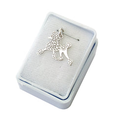 DIJE PERRO RAZA FRENCH POODLE PLATA 925